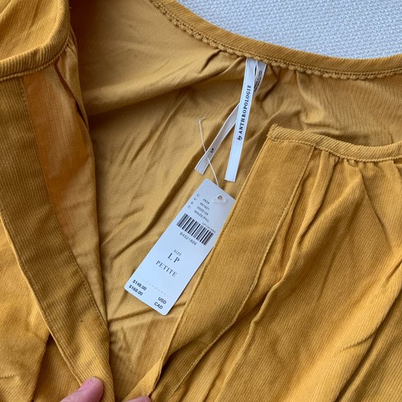 Anthro Somerset Mini Dress: Corduroy Edition LP NWT Sold out! - Picture 5 of 5